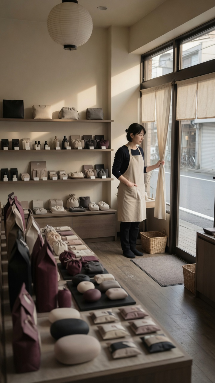S03 店先で客を待つスタッフ