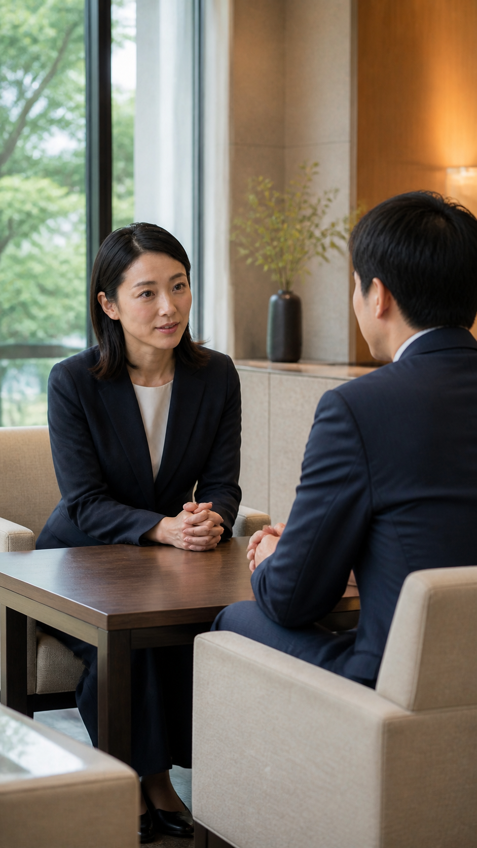 S04 お客様と担当が顔を見て話す